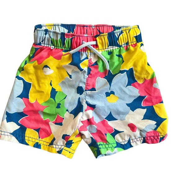 Old Navy Toddler floral Swim Trunks - Picture 1 of 4
